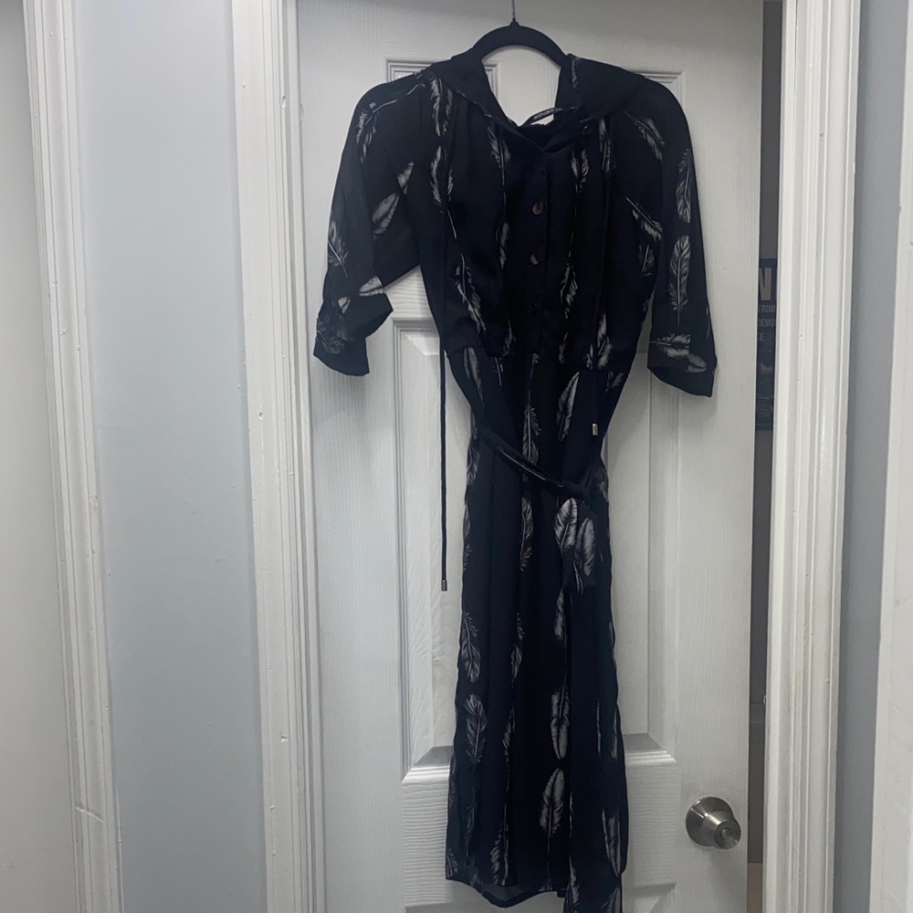 eShakti Elegant Black Dress